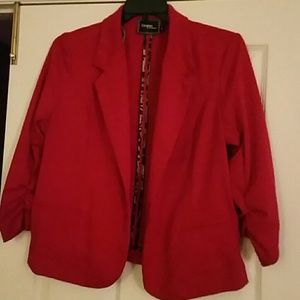Women's Red Blazer