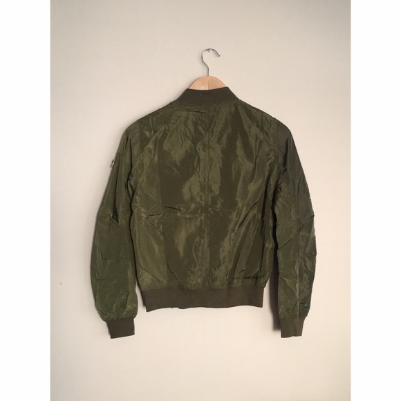 LAST ONE! Bomber Jacket with Gold Zippers - Picture 3 of 3