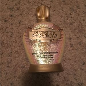 Designer skin tanning lotion