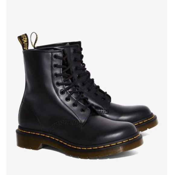 Dr. Martens Shoes - Dr. martins black leather boot