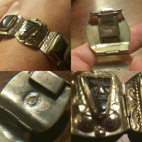 VINTAGE Beautiful Statement HECHO Aztec Mask 925 - Picture 3 of 4