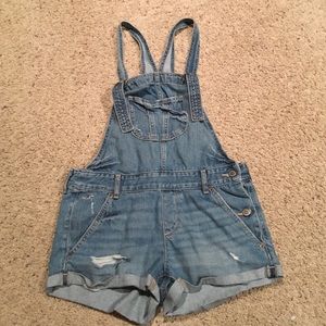 Denim overalls