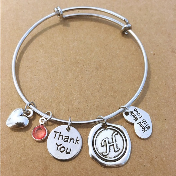 Thank you charm bracelet - Picture 2 of 4