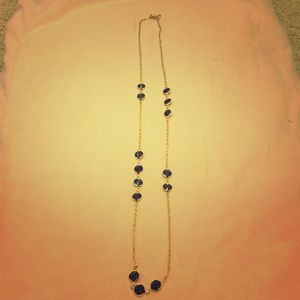 Gold and black J. Crew necklace!