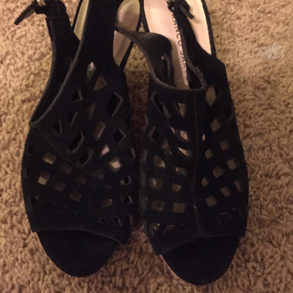 Black cork wedges