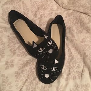 Cat face flats