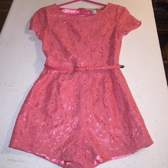 Peach romper