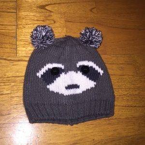 Raccoon beanie