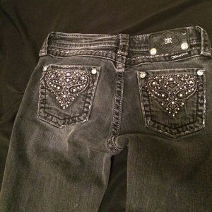 Girls Black Miss Me's Size 14