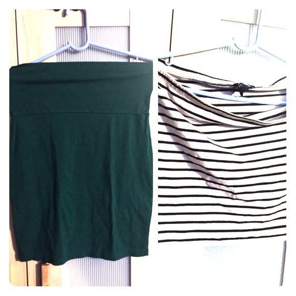 2 skirts (midi and mini)