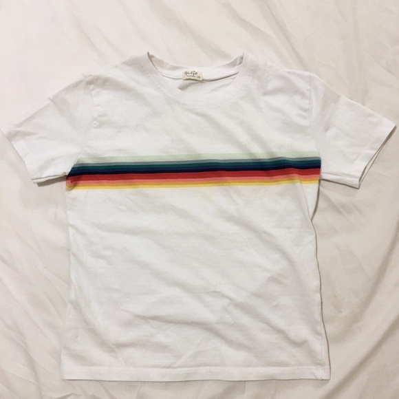 Brandy Melville Tops - brandy melville rainbow top