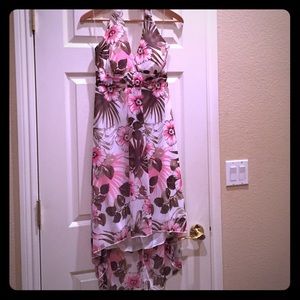 Halter chiffon dress