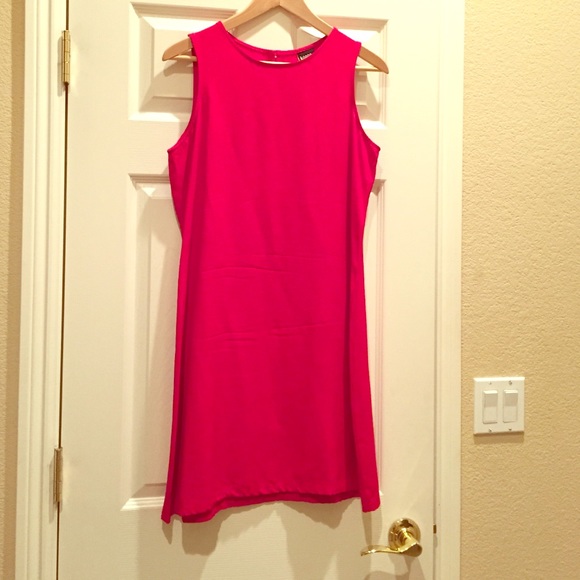 Red shift dress made in USA