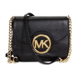 Michael Kors Fulton leather small crossbody