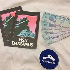 halsey badlands postcards + extras
