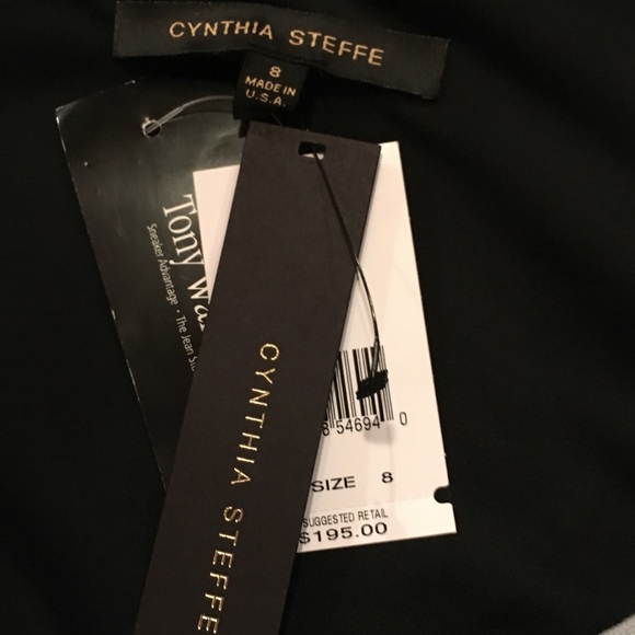 NWT FLATTERING DRAPED DRESS - Picture 9 of 11