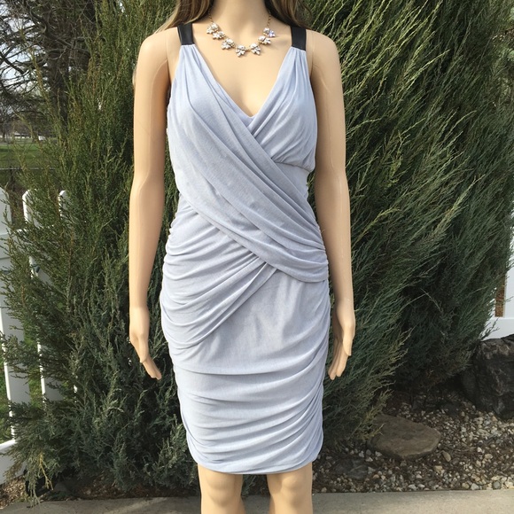 NWT FLATTERING DRAPED DRESS - Picture 11 of 11