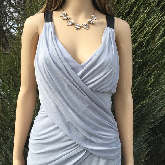 NWT FLATTERING DRAPED DRESS - Picture 8 of 11