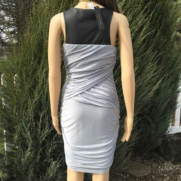 NWT FLATTERING DRAPED DRESS - Picture 10 of 11