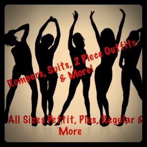 Rompers, Suits, 2 Piece Outfits & More!