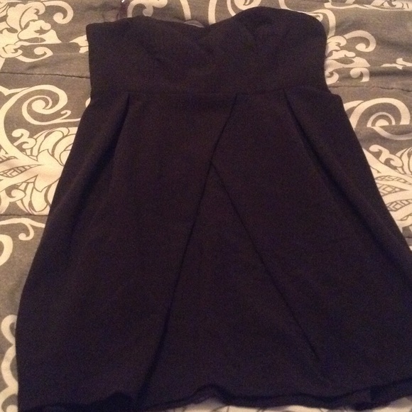 Black mini dress
