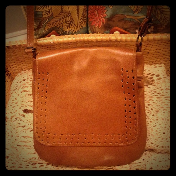 Leather cross body