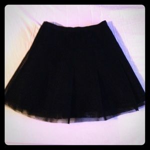 Black mesh skirt