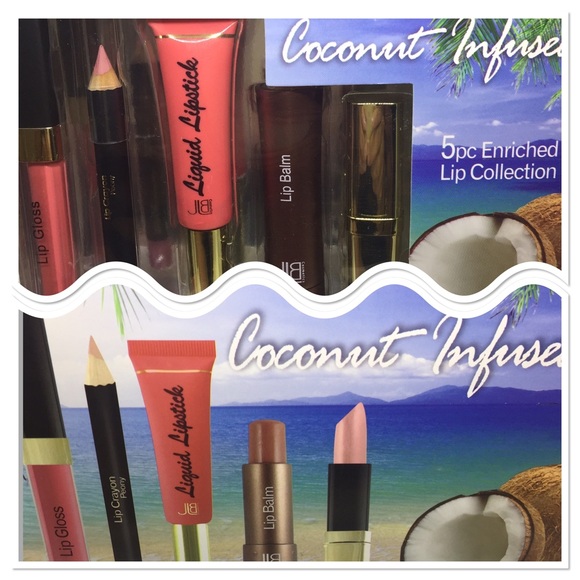 Jasmine La Belle Makeup Sale Jlb 5 Piece Coconut Oil Lip Collection