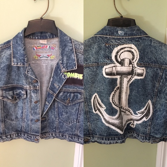 Custom denim vest