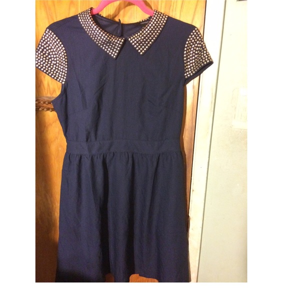 navy cute dress