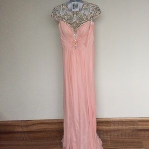 Formal light pink dress price negotiable