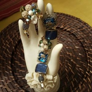 Handcrafted Antique Earring Bracelet