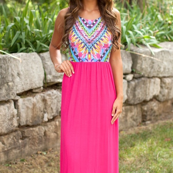 ✨Hot Pink Dreamcatcher Maxi!! Medium! - Picture 2 of 4