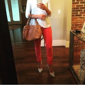 Authentic Jcrew genuine leather bag