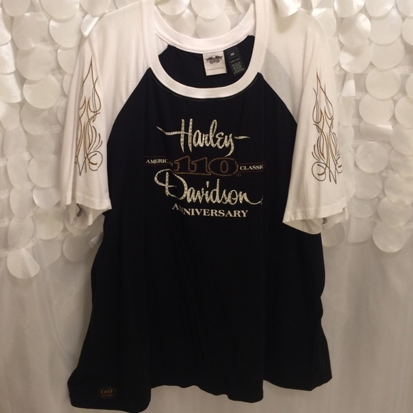 Harley-Davidson Tops - Harley Davidson Rhinestone T Shirt. Size 3W