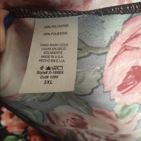 Floral A-Line Flare Skater Skirt - Picture 3 of 7