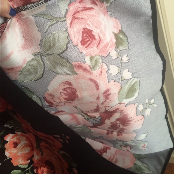 Floral A-Line Flare Skater Skirt - Picture 4 of 7