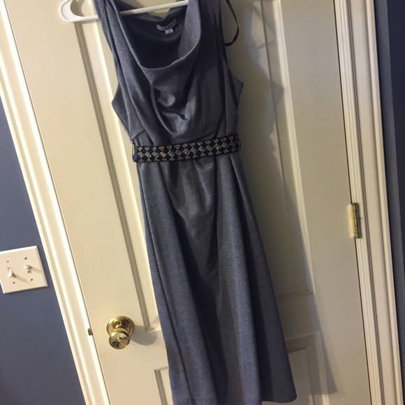 Gray cocktail dress - MATERNITY