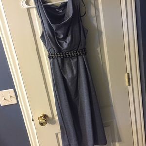 Gray cocktail dress - MATERNITY