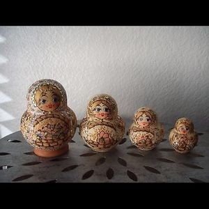 Czech Republic Wooden Stacking Dolls