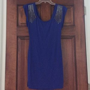 Guess royal blue mini dress
