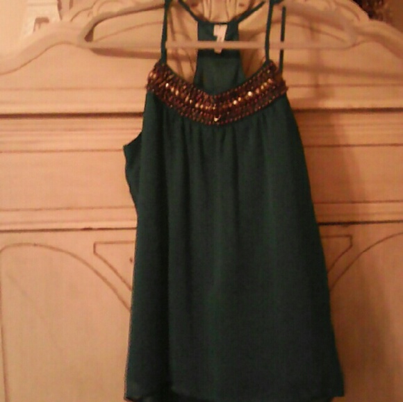 Maurices Tops - Emerald green Maurice top NWOT
