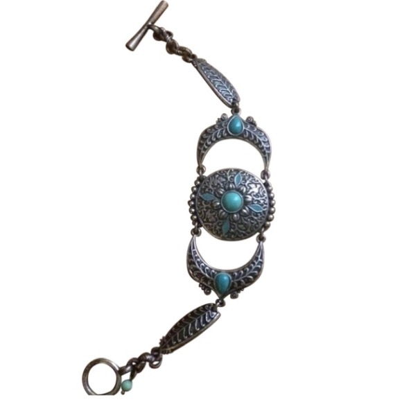 Lucky Brand Boho turquoise bracelet.