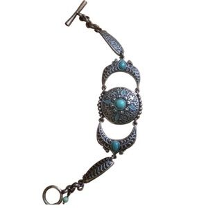 Lucky Brand Boho turquoise bracelet.