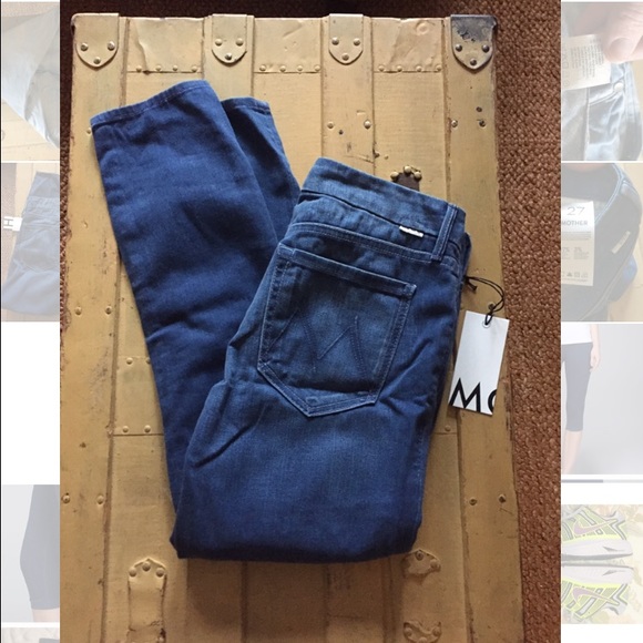 MOTHER Denim - NWT MOTHER The Looker Skinny Jeans Dolphin Drea 27