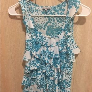 Charlotte Russe summer layered blouse