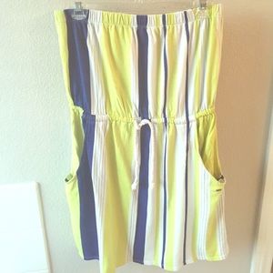 Roxy strapless beach dress