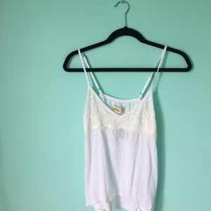 White Hollister Tank Top
