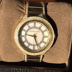 Gold Michael Kors watch