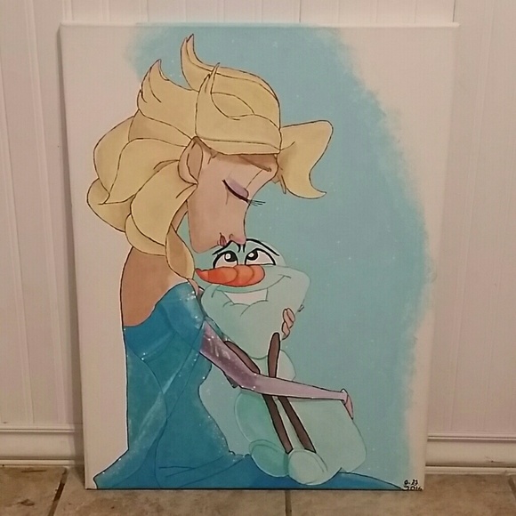 Elsa and Olaf painting - Picture 1 of 1
